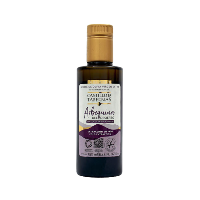 Aceite de oliva virgen extra Arbequina del Desierto “CASTILLO DE TABERNAS”